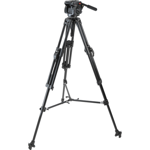 Manfrotto by Bogen Imaging 501HDV,351MVB2K 1-Stage Tripod System Kit (Black)