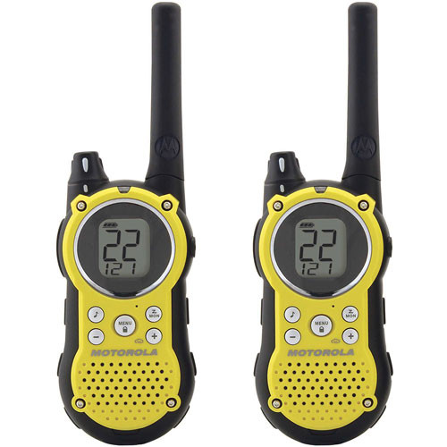 Motorola T9500XLR Talkabout 2-Way Radios - Pair - Yellow