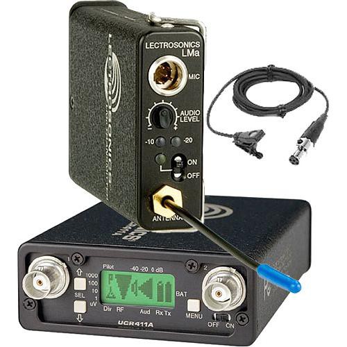 Lectrosonics S�rie 400 - Sistema de Microfone de Lapela sem Fio (Bloco de Frequ�ncia 24)