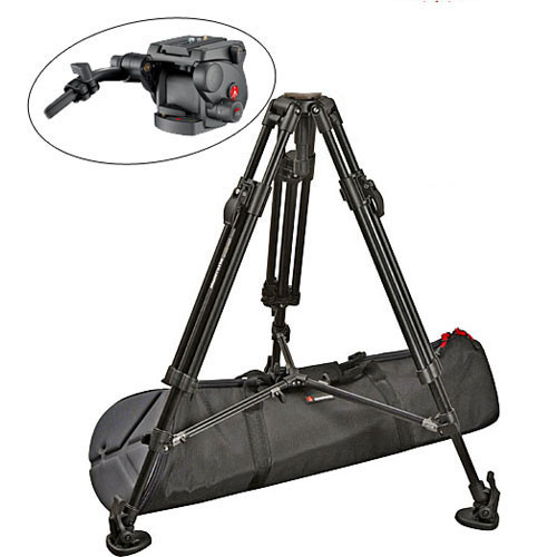 Manfrotto by Bogen Imaging 351MVB2 - Pernas de Trip� com Cabe�a Hidr�ulica 503 HDV e Case 