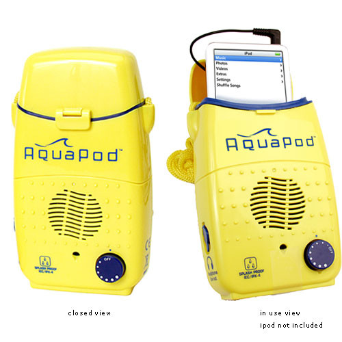 AquaPod Splash-Proof iPod/MP3 Speaker Case