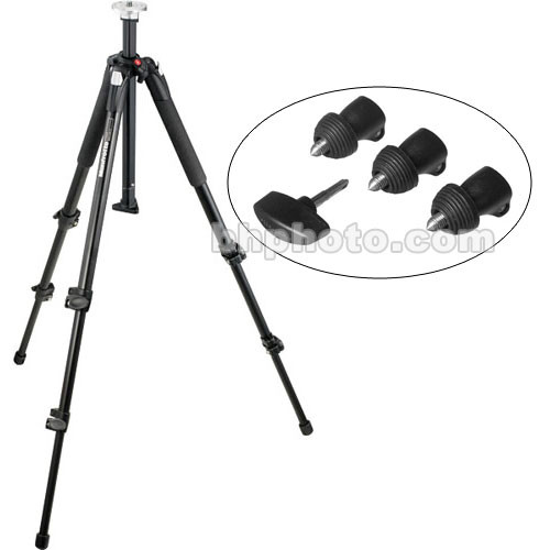 Manfrotto by Bogen Imaging 190XWNB Wilderness Tripod Legs (Black) - Supports 11 lbs (5 kg)