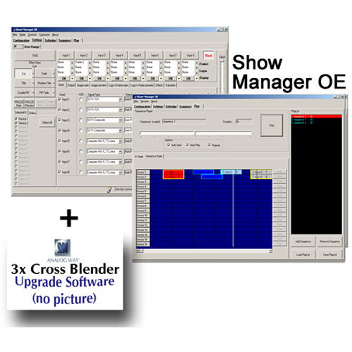 Analog Way SMCBX3 Show Manager OE and Cross Blender Effects Package