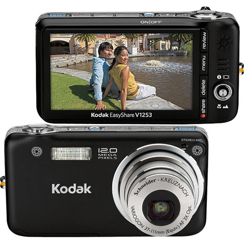Kodak EasyShare V1253 Digital Camera (Black)