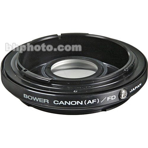 Bower Lens Adapter - FD (Manual Focus) System to Canon EOS (Auto Focus)
