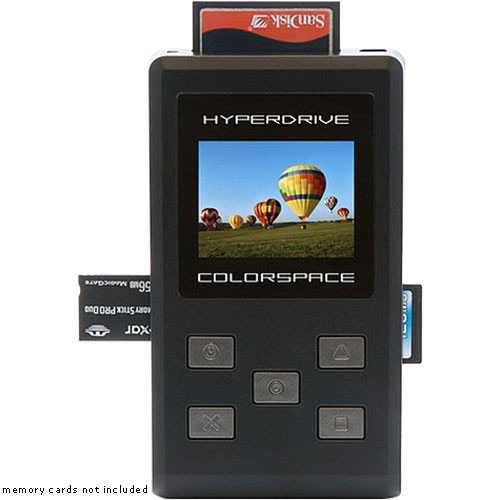 Sanho 40GB HyperDrive COLORSPACE  Portable Memory Card Reader