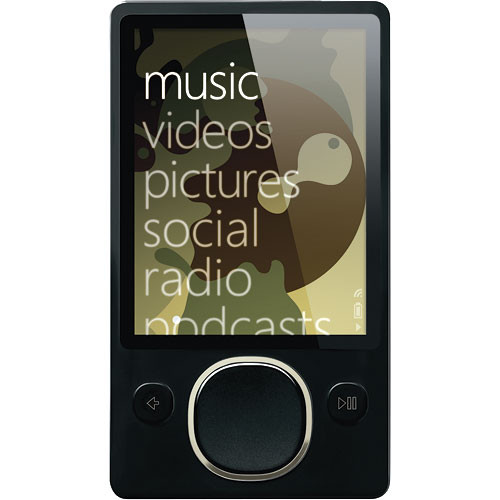 Microsoft Zune 80GB Black Digital Media Player 2nd Generation
