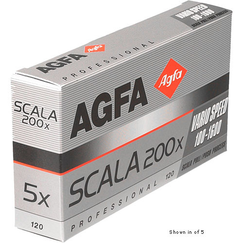 Agfa Scala-200 120 Professional Black & White Slide Film