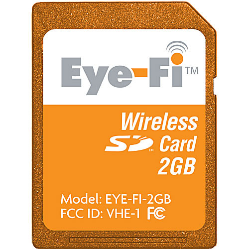 Eye-Fi Cart�o Secure Digital (SD) sem Fio Share de 2GB