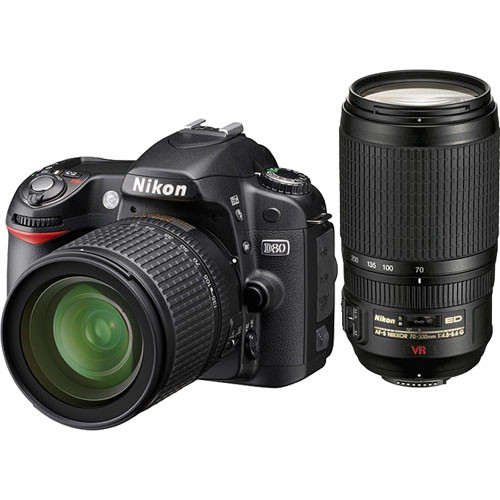 Nikon Kit de C�mera Digital D80 SLR com Lentes 18-135mm e 70-300mm VR 