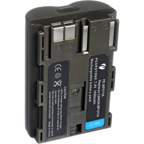 Pearstone BP-511A Lithium-Ion Battery (7.4V, 1500mAh)