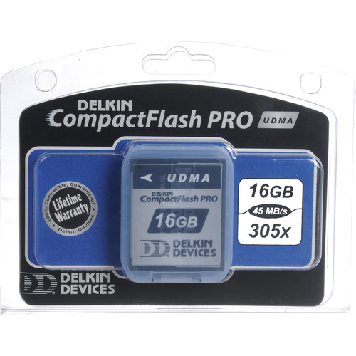 Delkin Devices 16GB CompactFlash Pro UDMA Card