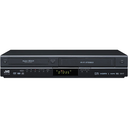 JVC DR-MV100B DVD/VCR Combo Recorder (Black)