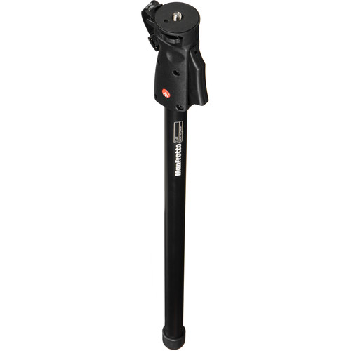 Manfrotto by Bogen Imaging 334B Automatic Monopod (Black) - Supports 17.6 lbs (8kg)