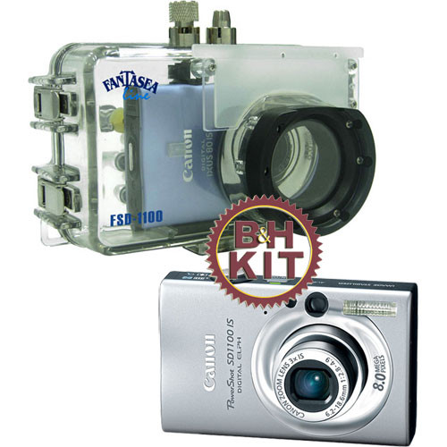 Fantasea Line FSD-1100 Underwater Housing kit with Canon PowerShot SD1100 IS 