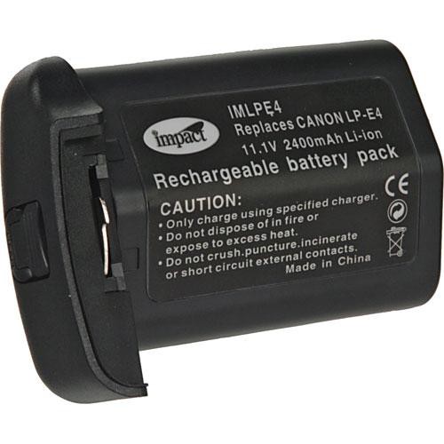 Impact LP-E4 Rechargeable Lithium-Ion Battery Pack (11.1V; 2400mAh)