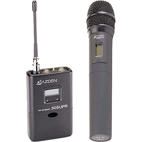 Azden 305HT Portable Wireless Handheld Microphone System