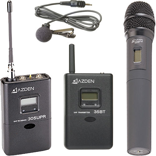 Azden 305ULH Portable Wireless Microphone Combo System