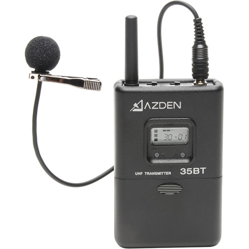 Azden 35BT Portable Wireless Bodypack Transmitter with EX503 Mic 