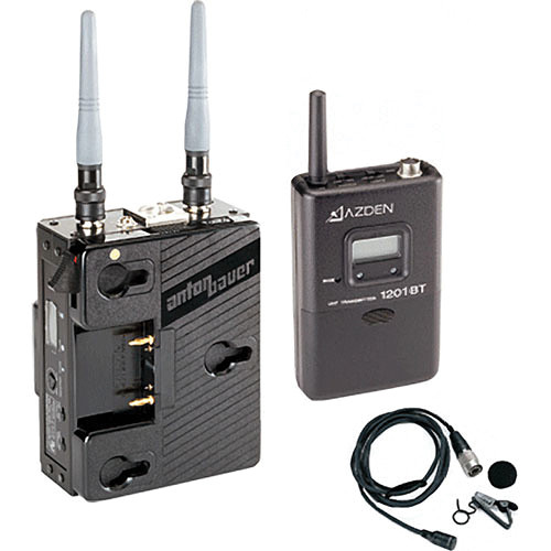Azden 1200 Series - Slot-In Portable Wireless Lavalier Microphone System 