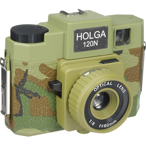 Holga 188-120  Holgawood 120N Medium Format Camera (Commando)