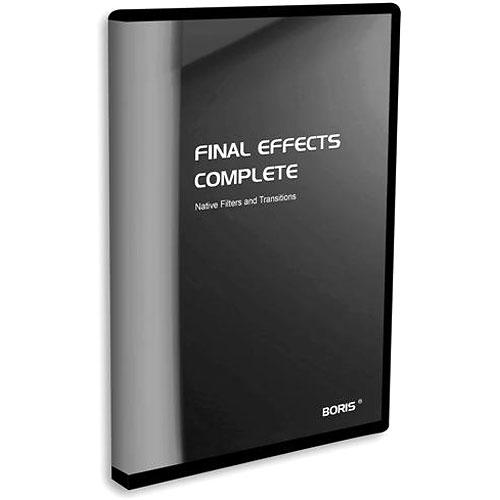 Boris FX Final Effects Complete 5 AE Software for Windows (Academic License)
