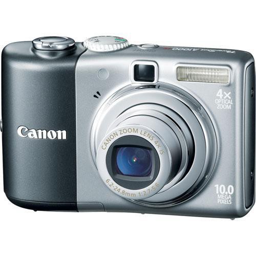 Canon PowerShot A1000 IS Digital Camera (Grey) with Basic Accessory Kit
