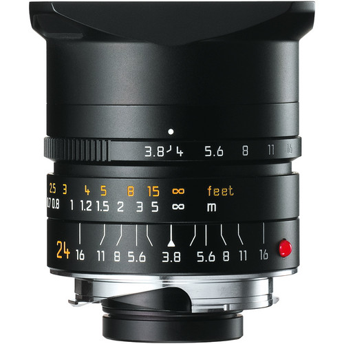 Leica Lente de Foco Manual Aesf�rico Elmar M de 24mm f/3,8 - Preto