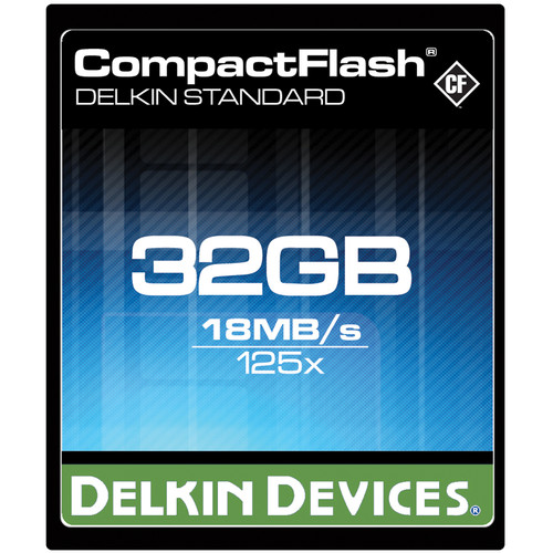 Delkin Devices Cart�o CompactFlash eFilm de 32GB