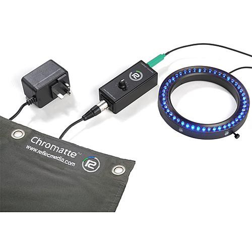 Reflecmedia Deskshoot 8 x 8' LiteRing Bundle (Medium, Blue)  (Requires Lens Adapter Ring) (Medium - 112mm Internal Diameter)
