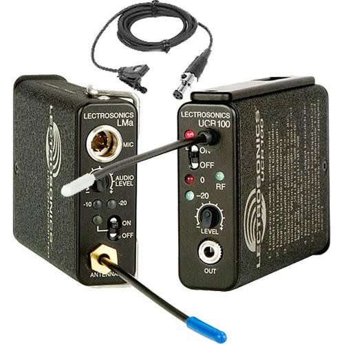 Lectrosonics S�rie 100 - Sistema de Microfone de Lapela UHF Sem Fio com Lapela M152