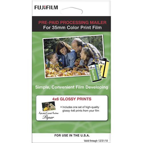 Fujifilm 35mm Color Negative Pre-Paid Mailer