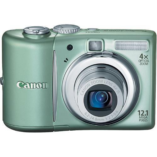 Canon C�mera Digital PowerShot A1100 IS (Verde) com Kit B�sico de Acess�rios
