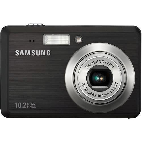 Samsung SL102 Digital Camera with Basic Accessory Kit (Black)