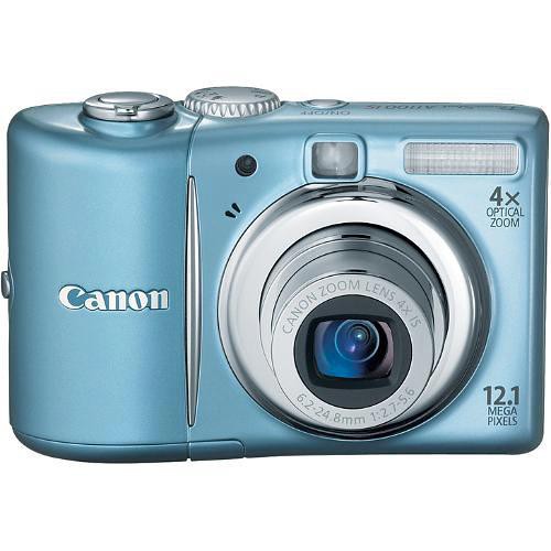 Canon C�mera Digital PowerShot A1100 IS (Azul) com Kit Deluxe de Acess�rios