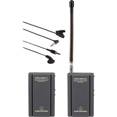 Audio-Technica Pro 88W - Camera Mountable VHF Lavalier System