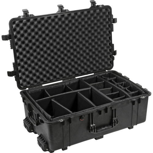 Pelican 1650 - Case com Divisores (Preto)
