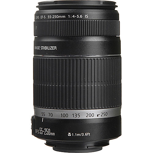 Canon 55-250mm lens