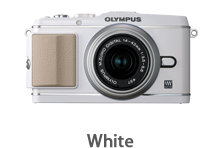 Olympus E-P3 with 14-42mm Lens (white)