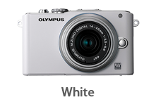Olympus E-PL3 with 14-42mm Lens (white)
