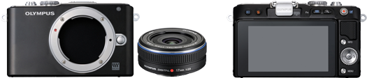 Olympus E-PL3 with 17mm Lens (black)