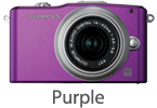 Olympus E-PM1 with 14-42mm Lens (purple)