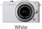 Olympus E-PM1 with 14-42mm Lens (white)