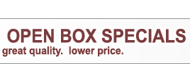 Open Box Specials