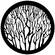 Rosco Steel Gobo #7735 - Bare Branches - Size A