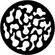 Rosco Steel Gobo #7721 - Breakup (Small) - Size A
