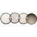 Delta Honeycomb Grid Set of 4 - Fits 7" Grid Reflectors, Black