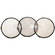 Delta Honeycomb Grid Set of 3 - 4.5"