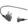 Quantum Instruments Radio Slave 4/4i Cord - PC Male to Household 3-Pin - Straight - 12"