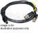 Comprehensive  S-Video 4-pin Male to 2x BNC Male Y-Cable - 6'
